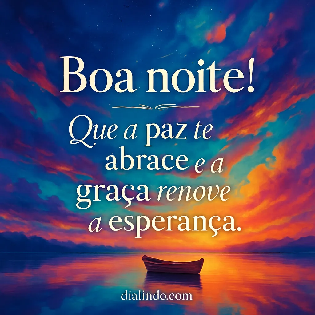 Paz, Graça e Esperança Noturna.