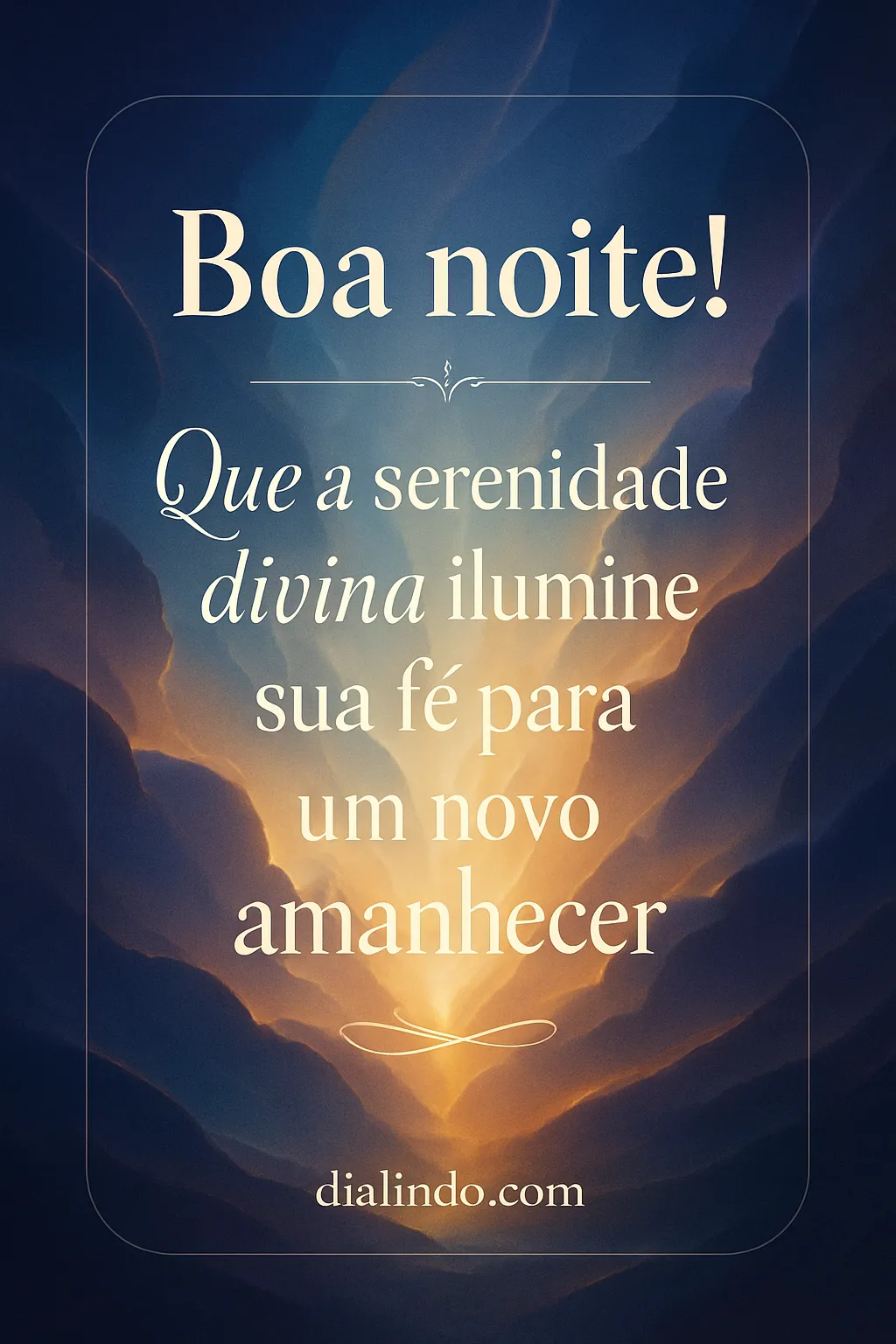 Fé Iluminada: Aurora Serenna.