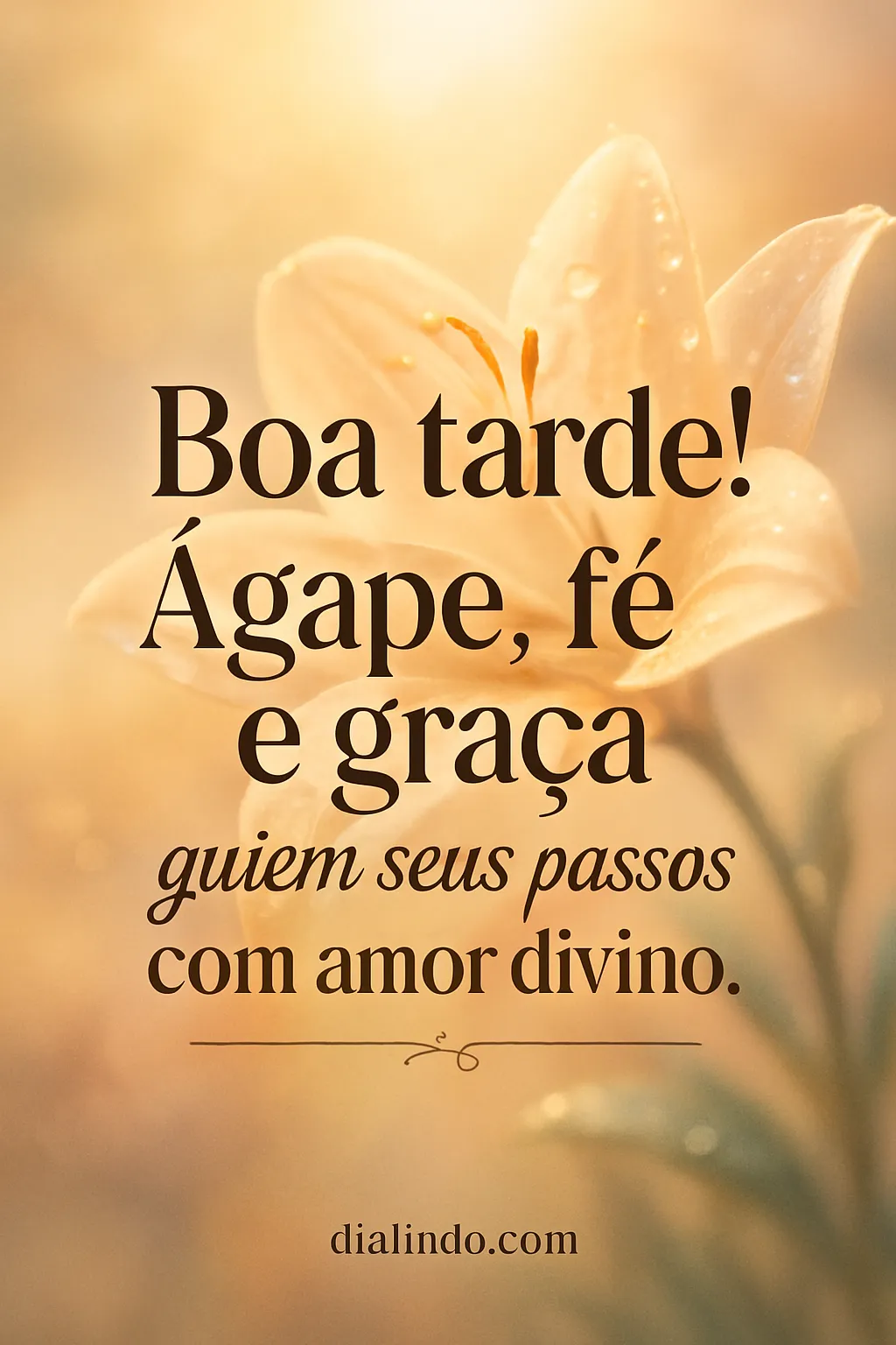 Divino Ágape: Rumo Guiado