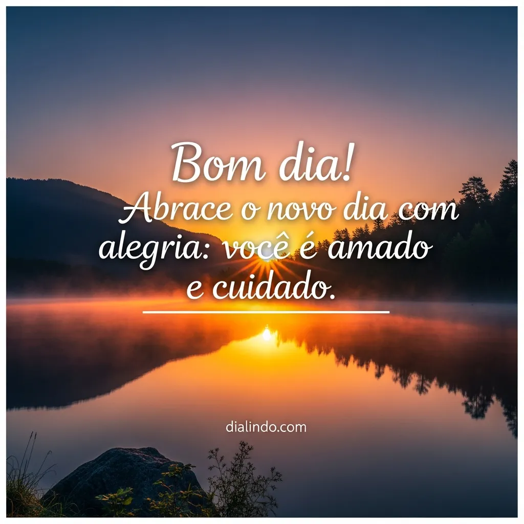 Amanhecer de amor e cuidado