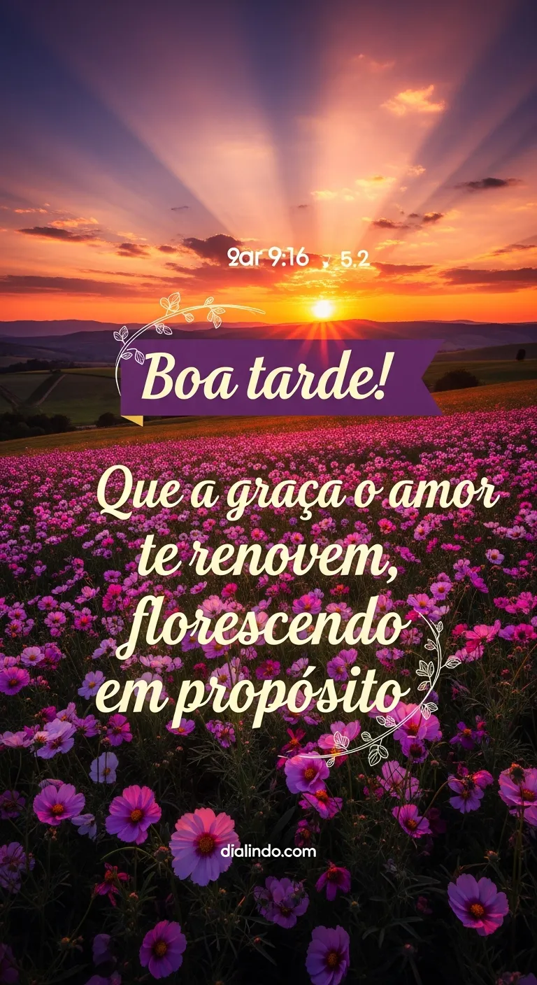 Florescer em Graça e Propósito