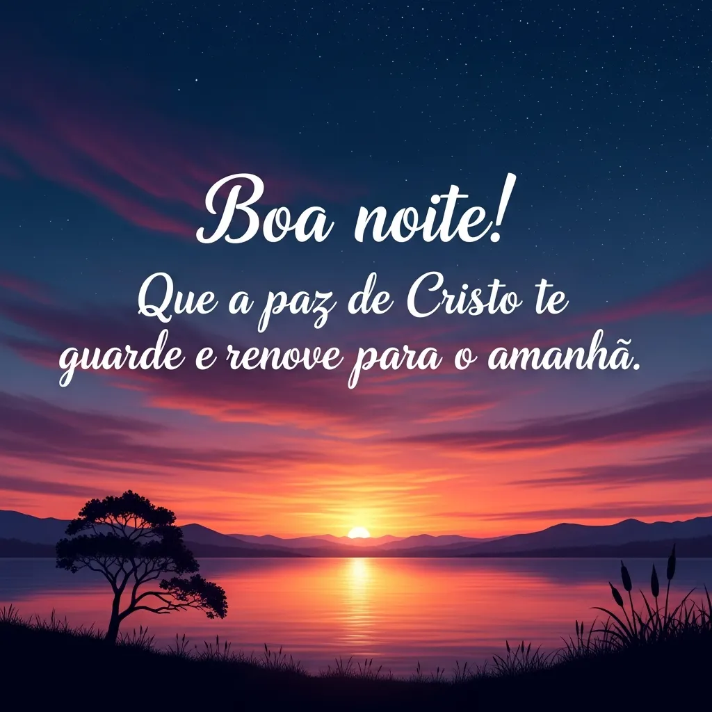 Paz renovada ao amanhecer.