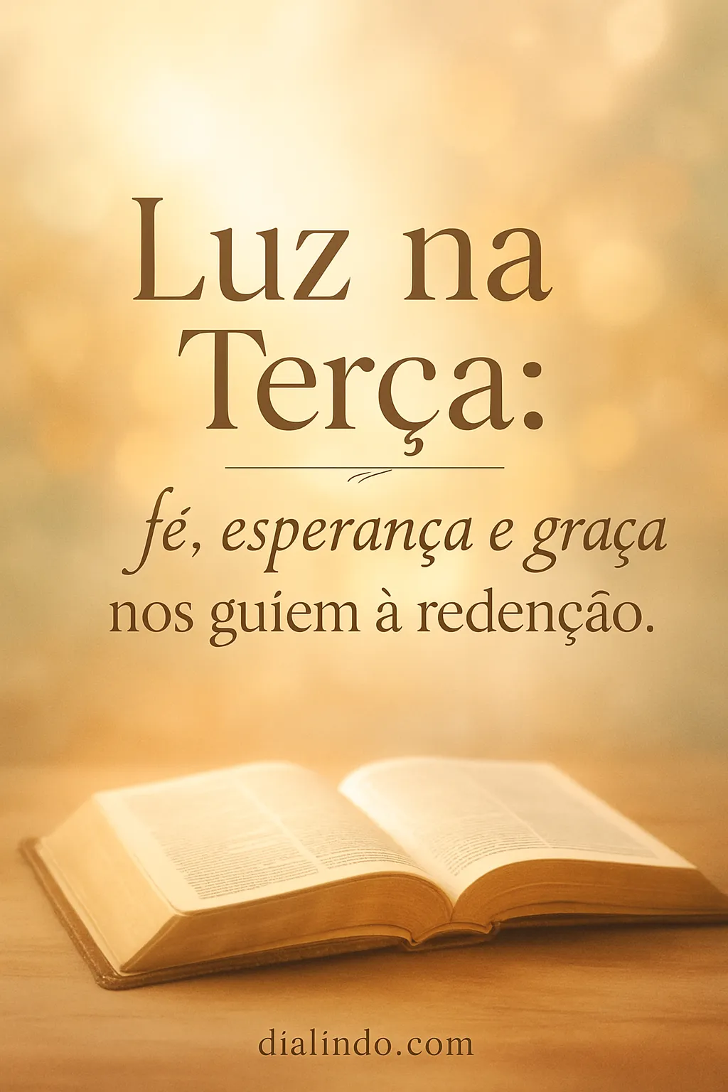 Terça Luminosa: Rumo à Graça.