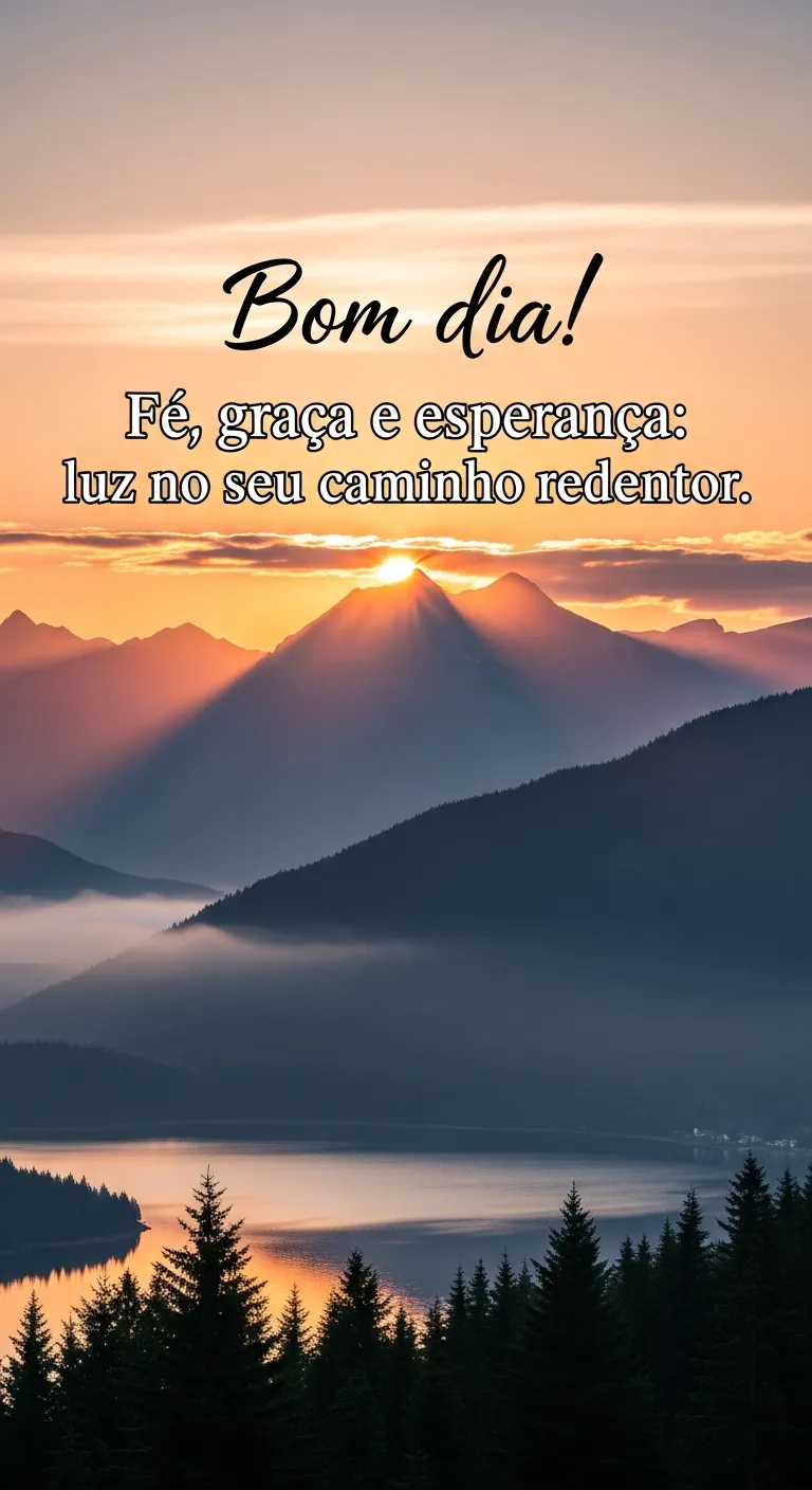 Redenção Iluminada: Fé Esperançosa