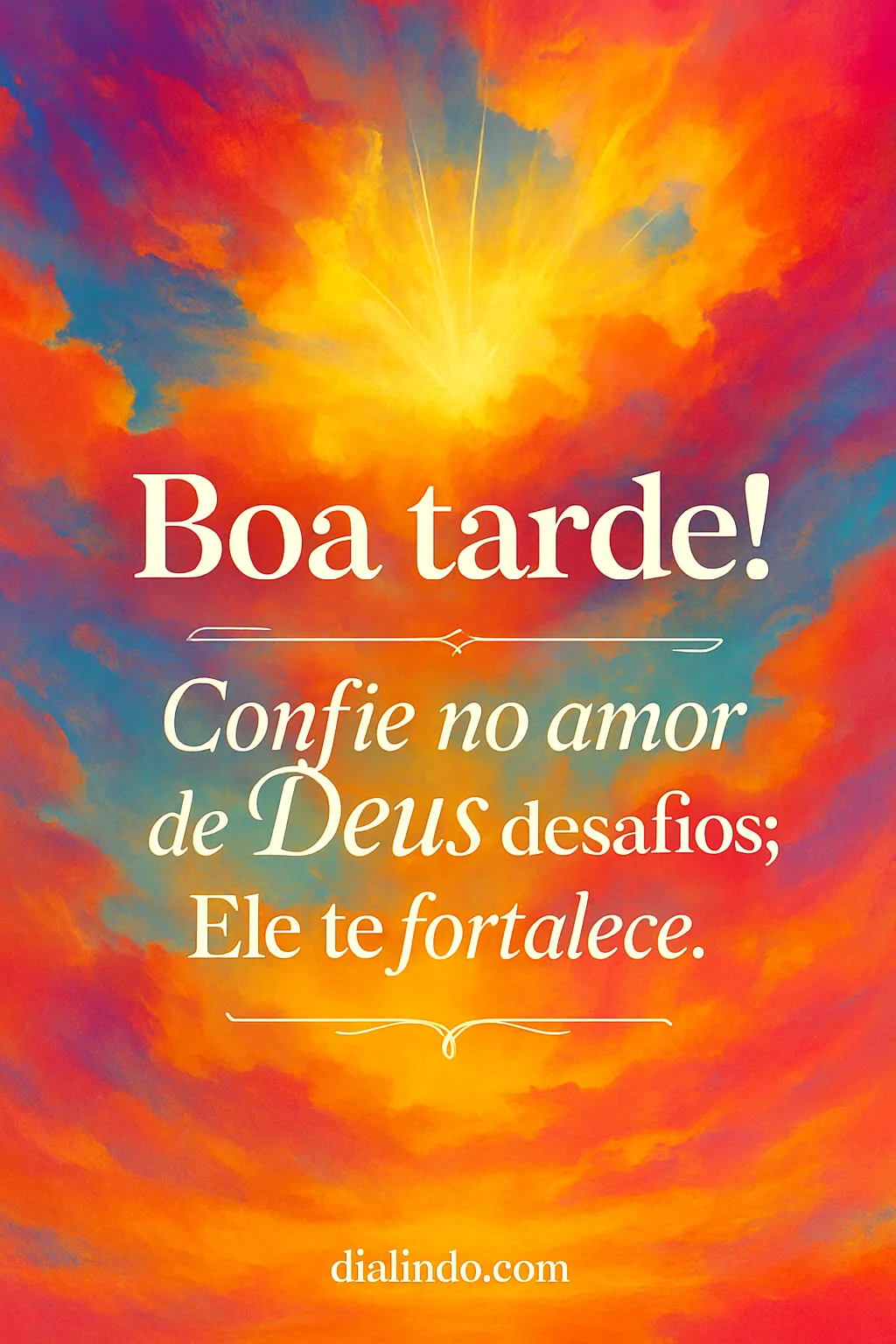 Amor Divino na Adversidade.