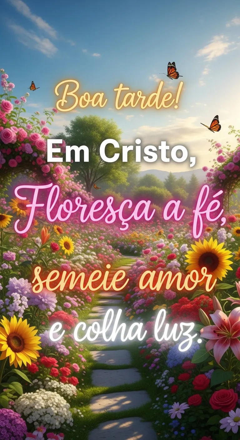 Cristo: Florescer, Amar, Iluminar - Mensagem inspiradora