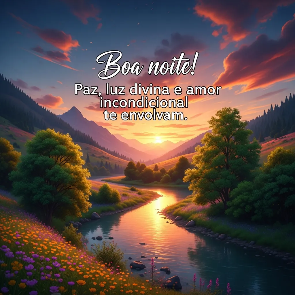 Amor Incondicional Iluminado: Boa Noite