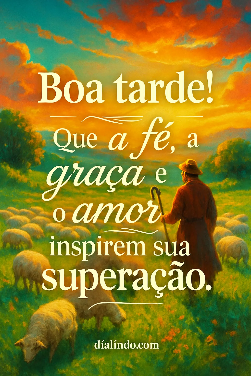 Fé, Graça, Amor: Superação.