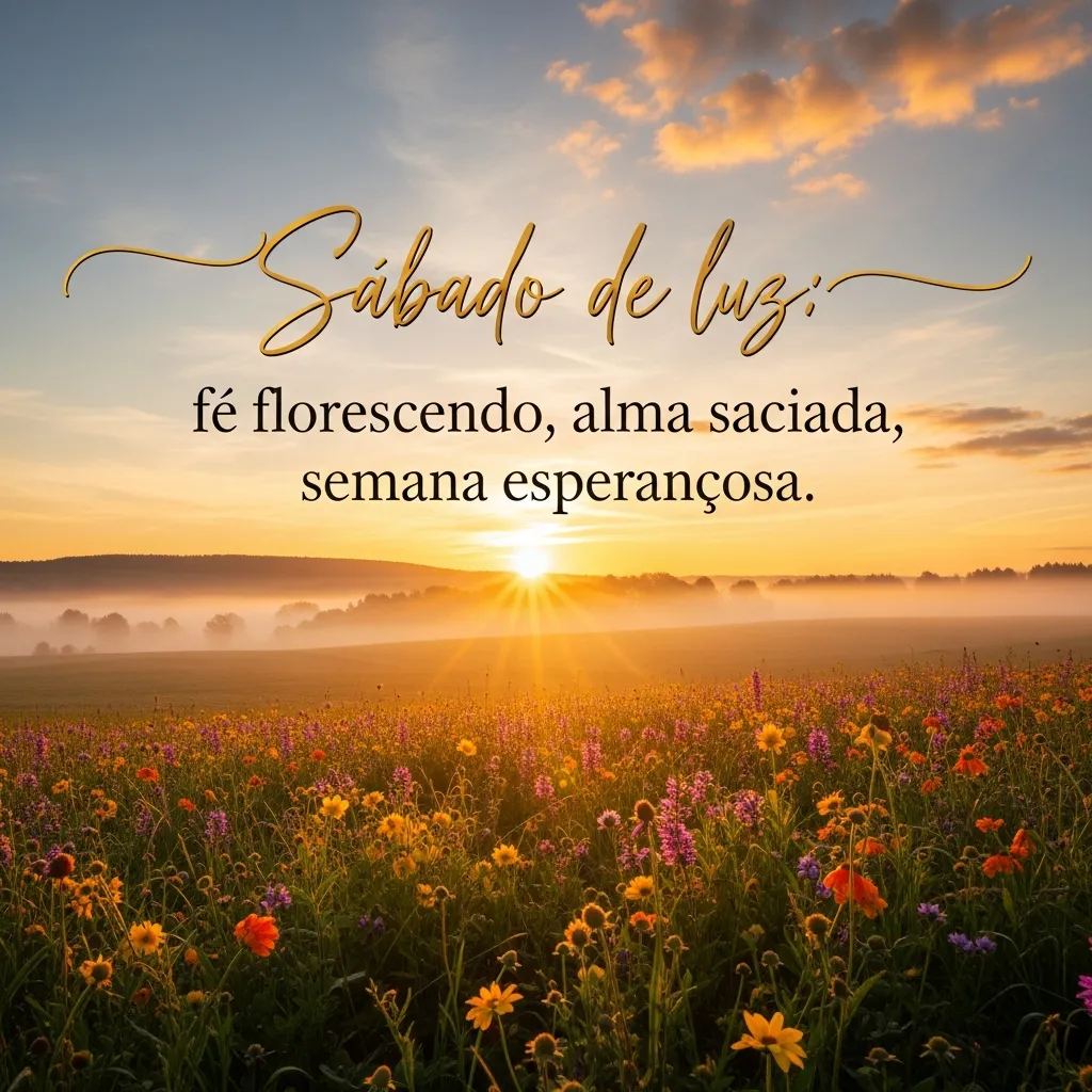 Sábado: Alma Plena, Luz Semanal.
