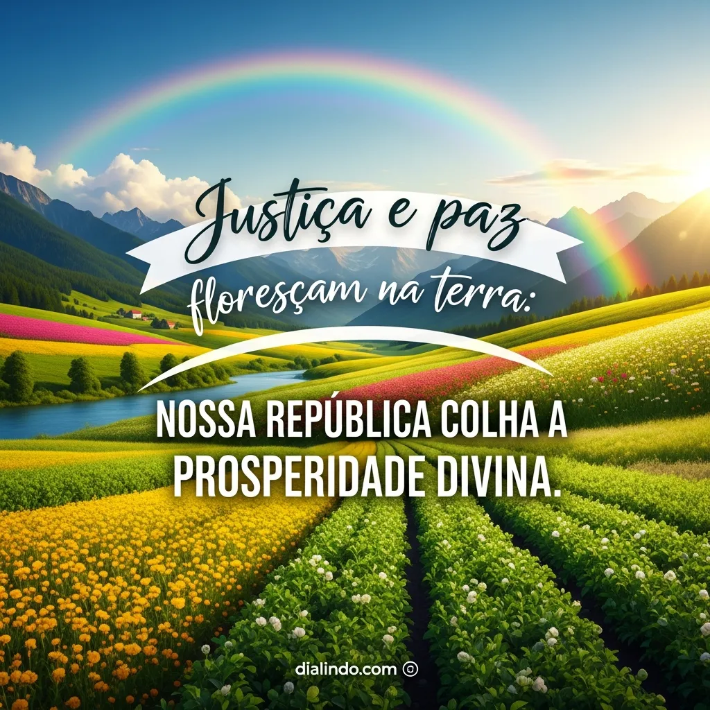 República: Florescer da Justiça Divina