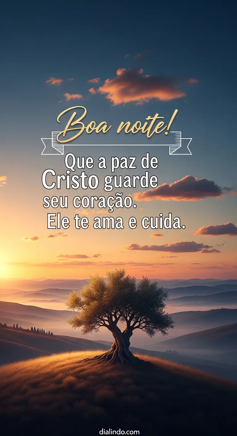 Paz, Amor e Guarda Divina - Mensagem inspiradora