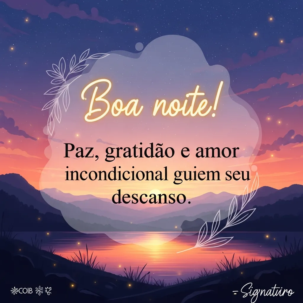 Repouso Iluminado: Amor-Paz-Gratidão