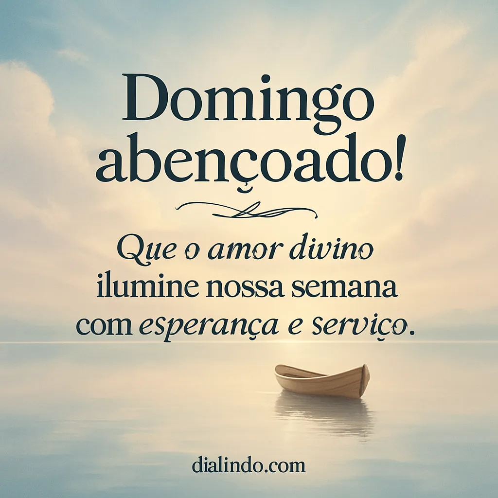 Amor Divino: Luz na Semana