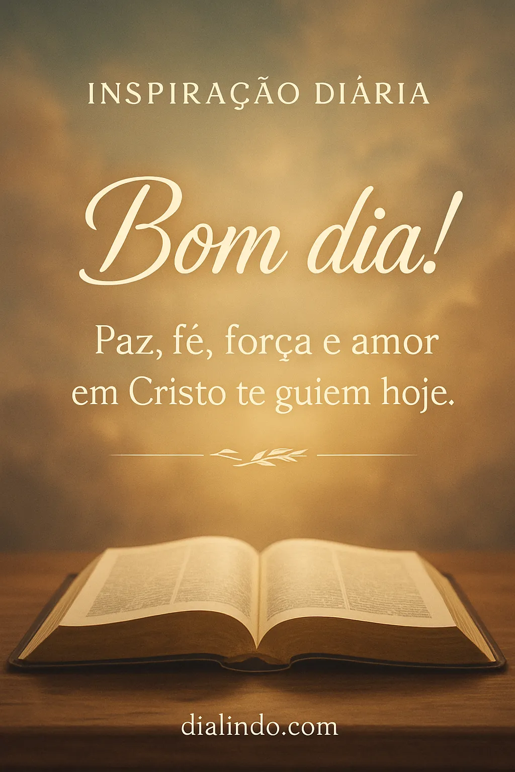 Roteiro Divino: Paz, Fé, Força, Amor - Mensagem inspiradora