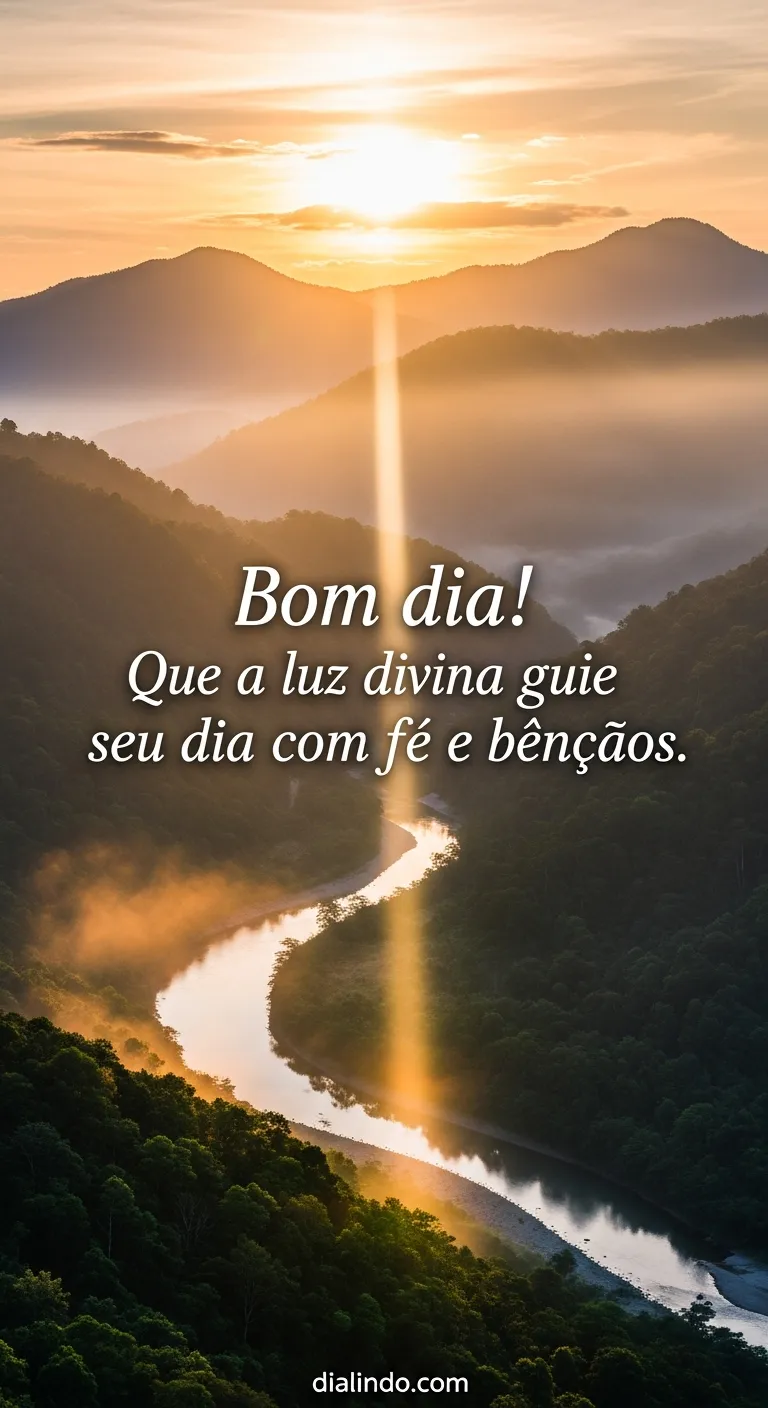 Raios de Fé Matinal. - Mensagem inspiradora