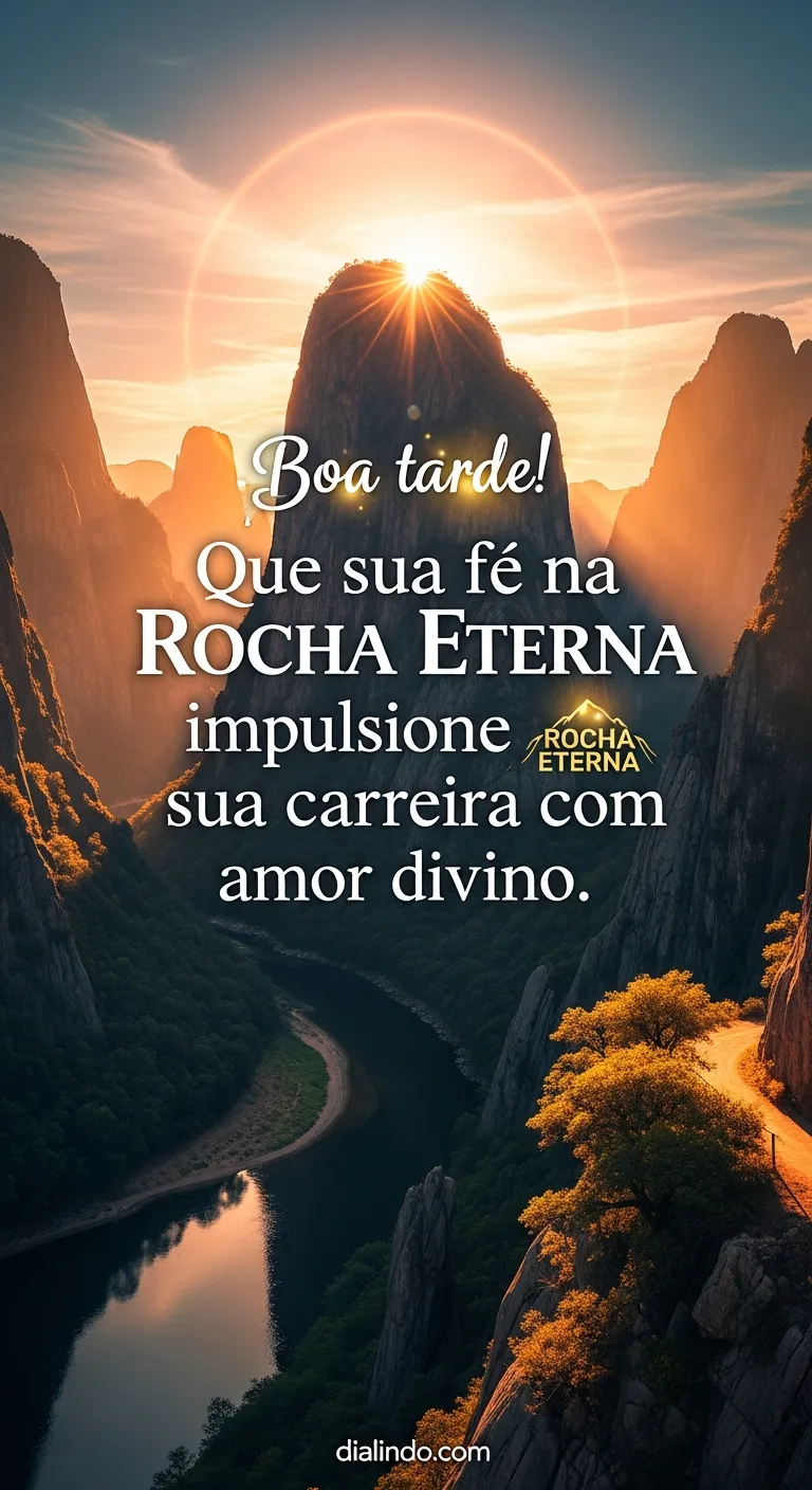 Rocha Eterna: Carreira Divina - Mensagem inspiradora