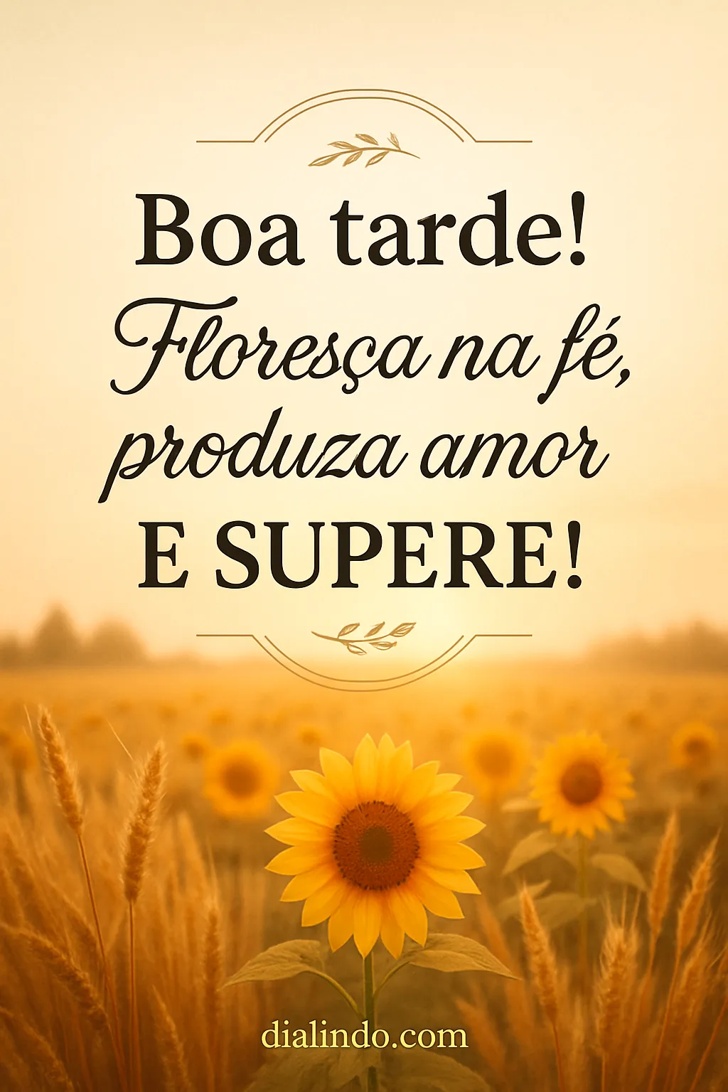 Fé, Amor e Superação em Flor - Mensagem inspiradora