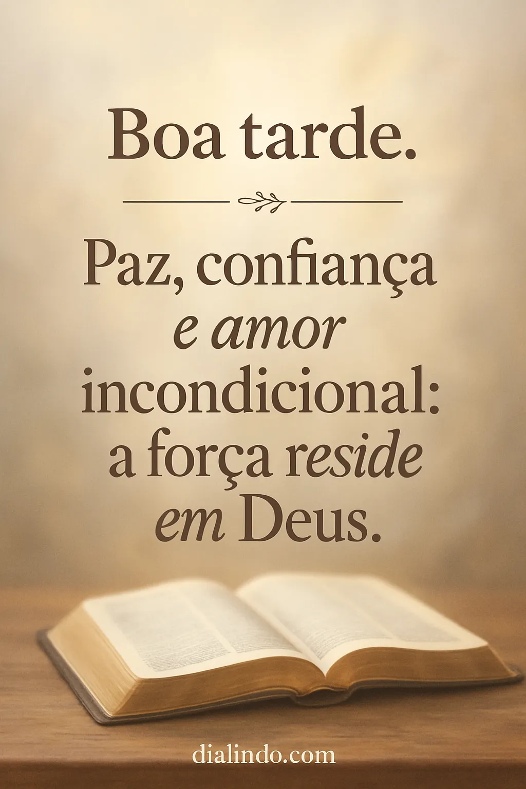 Amor Incondicional: Raiz Divina - Mensagem inspiradora