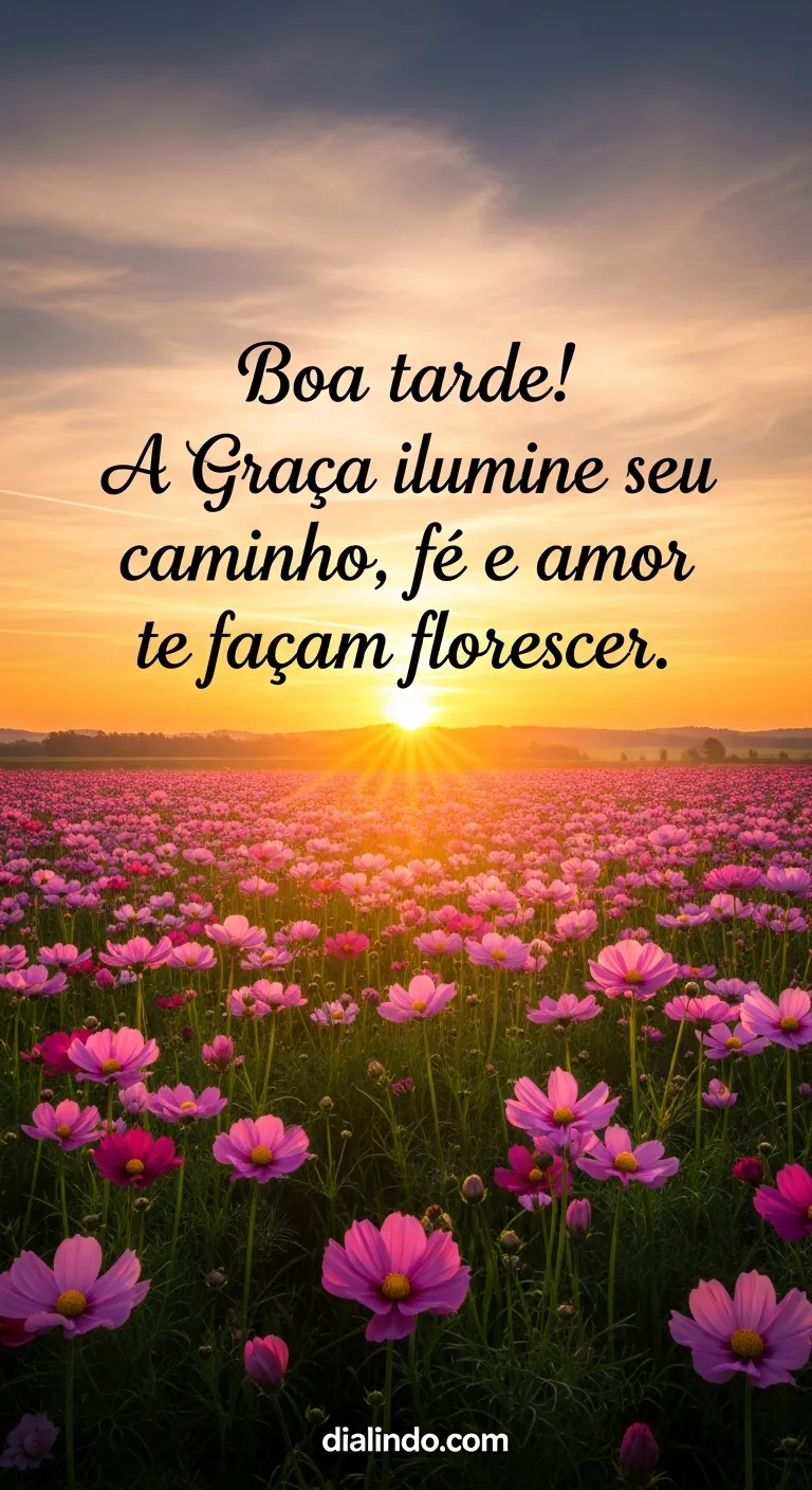 Florescer na Graça Divina - Mensagem inspiradora