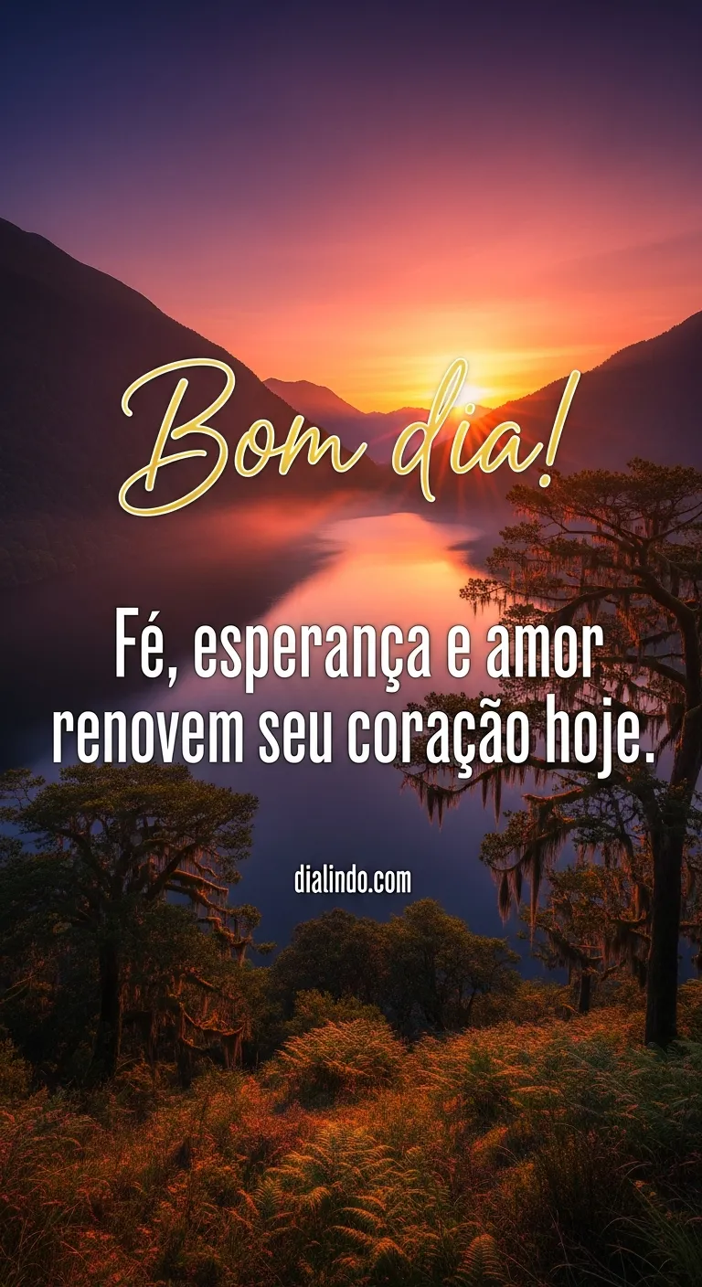 Coração Renovado: Bom Dia!