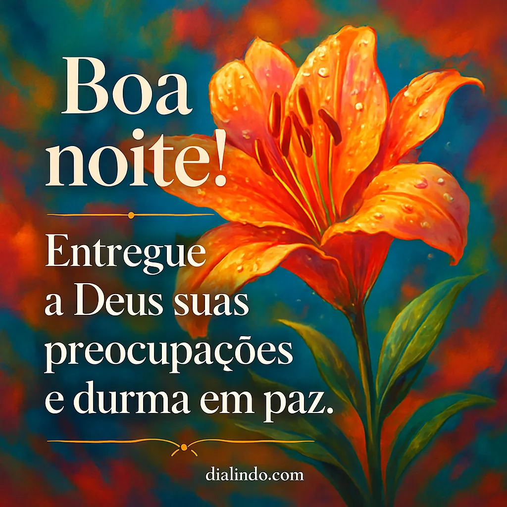 Sono Tranquilo, Confiança Divina - Mensagem inspiradora