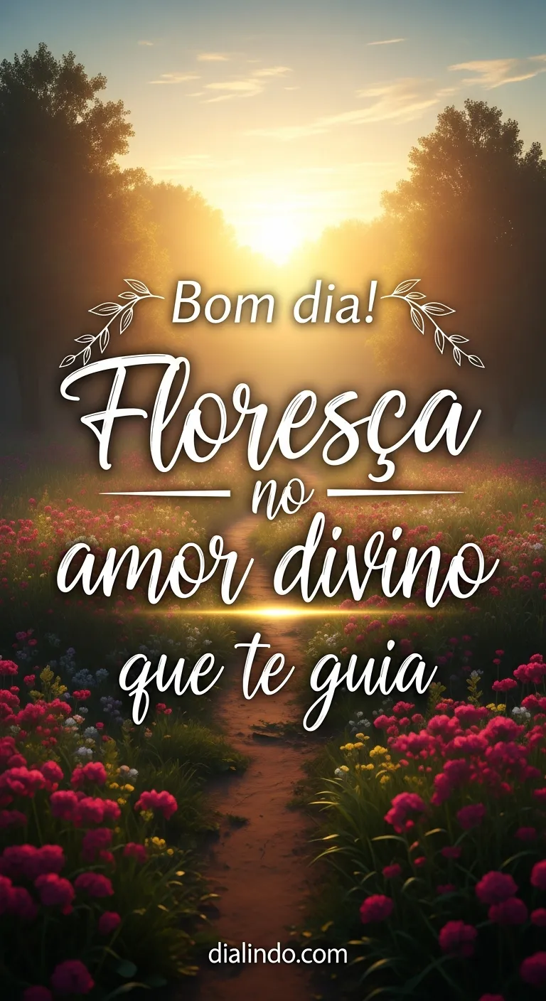 Floresça Guiado pelo Amor Divino
