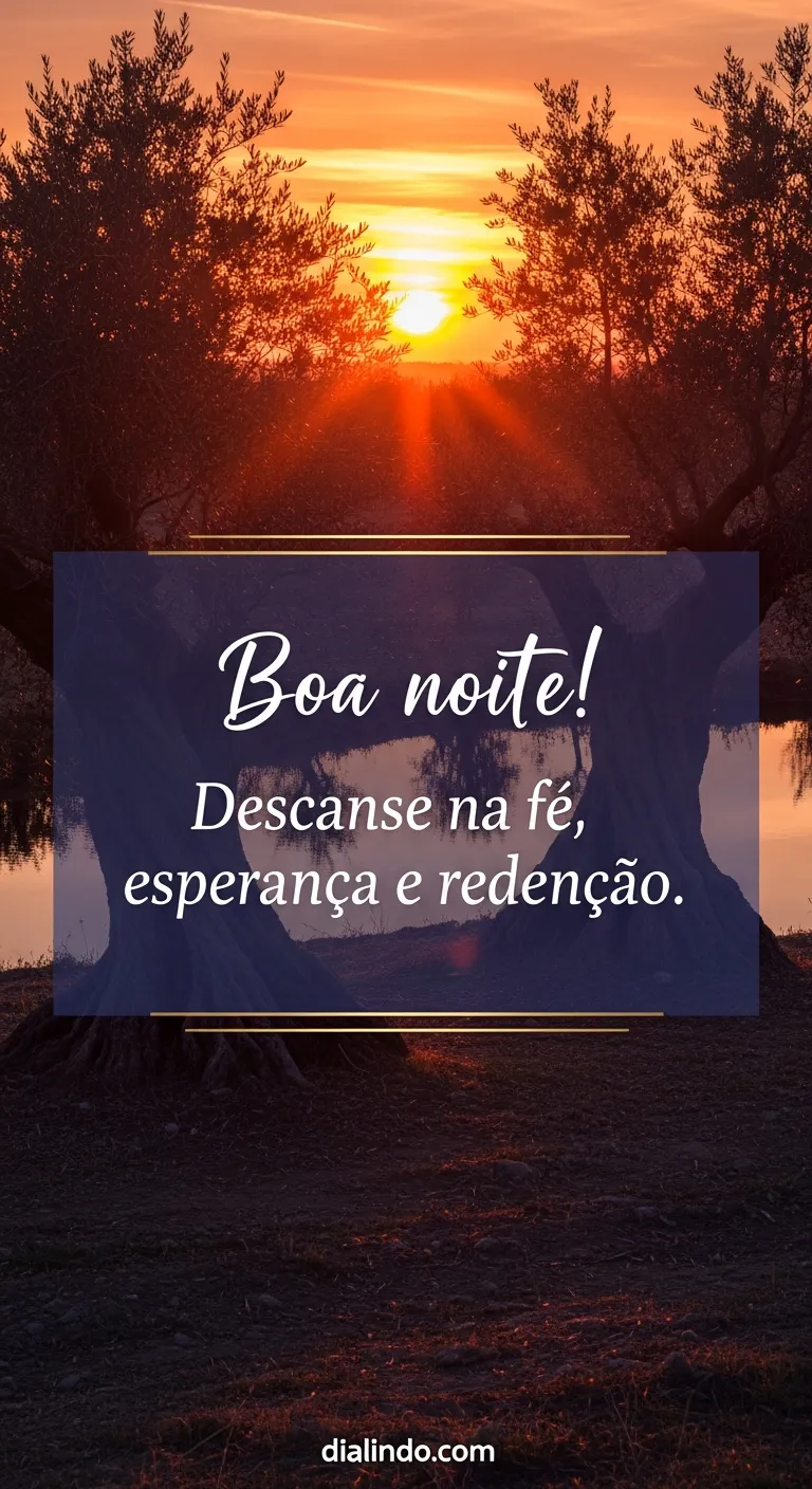 Repouso Tríade: Fé, Esperança, Salvação - Mensagem inspiradora