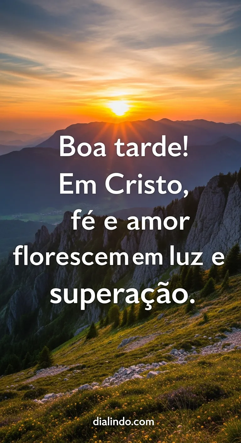 Luz, Amor e Fé: Superação