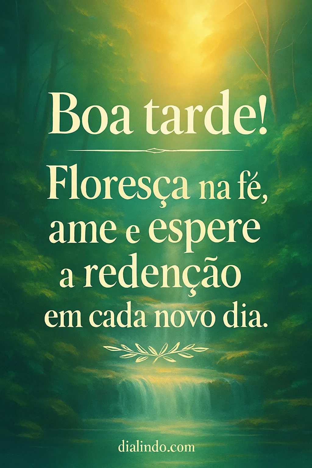 Fé, Amor, Redenção Diária