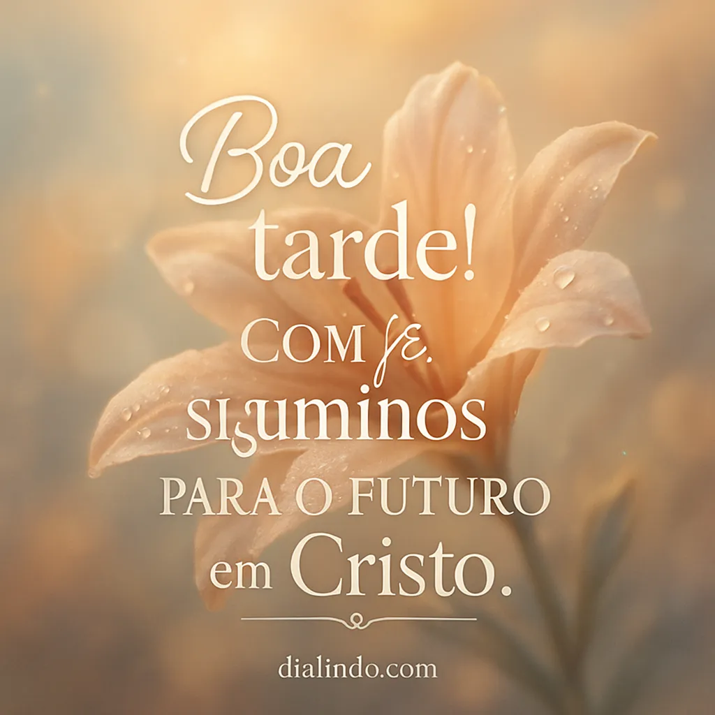 Cristo: Fé, Luz no Futuro