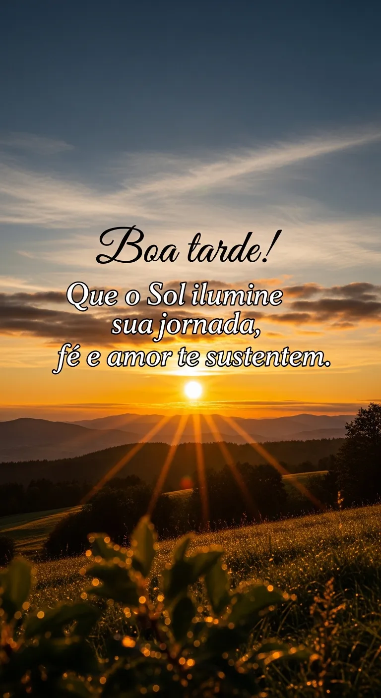 Sol, Fé e Amor: Caminhe