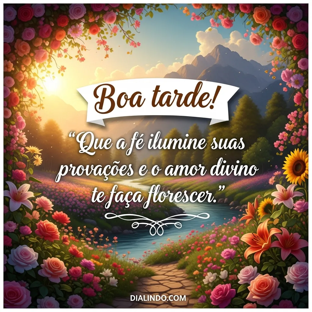 Florescer Sob a Luz Divina