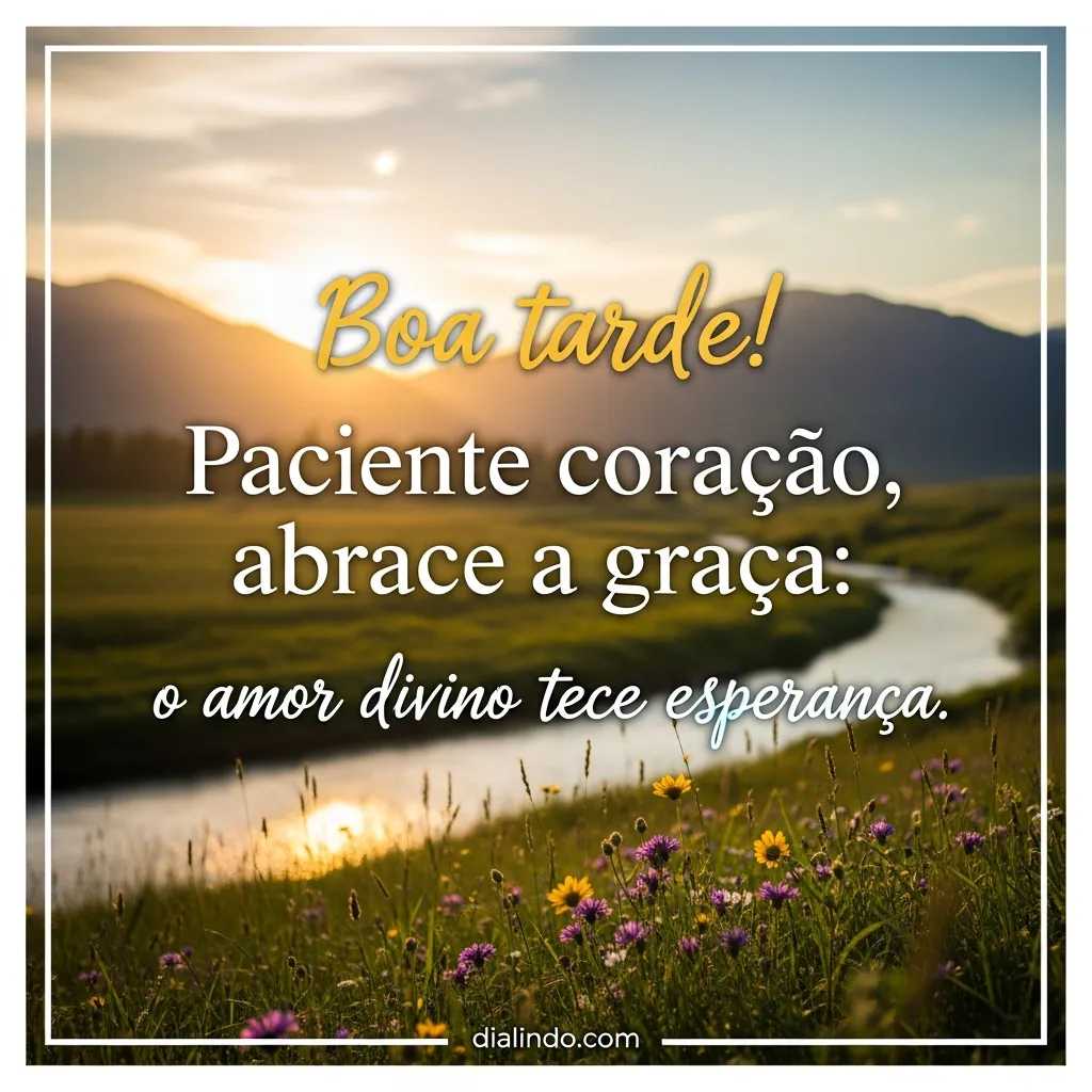 Coração Paciente, Esperança Divina.