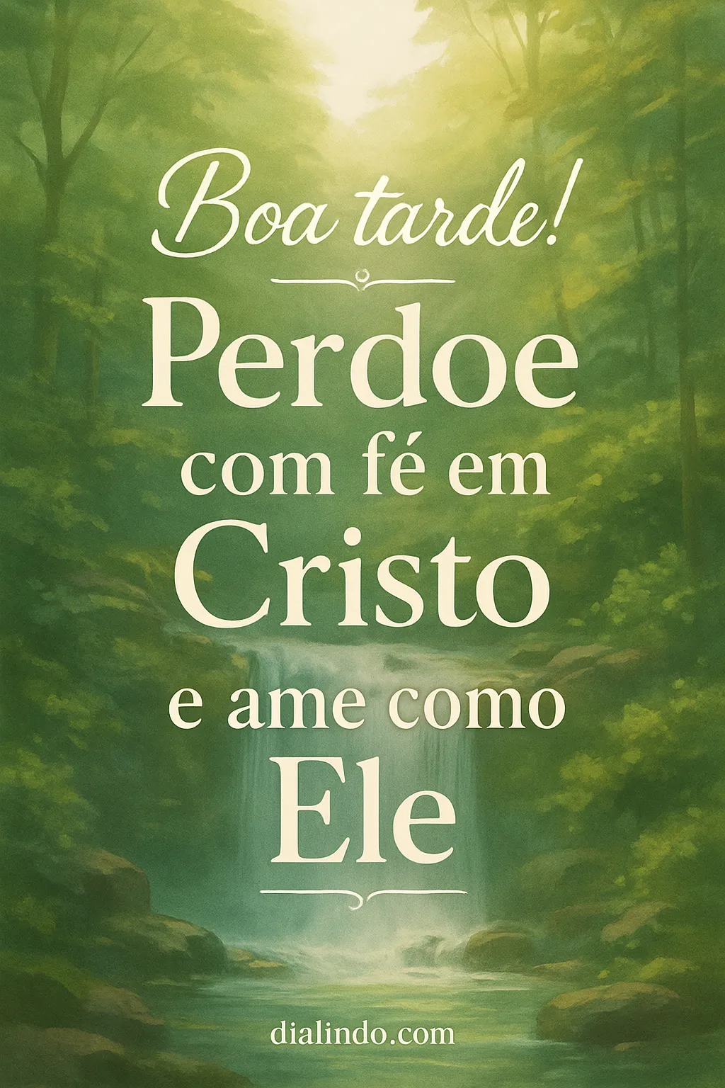 Perdão e Amor: Reflexo Divino