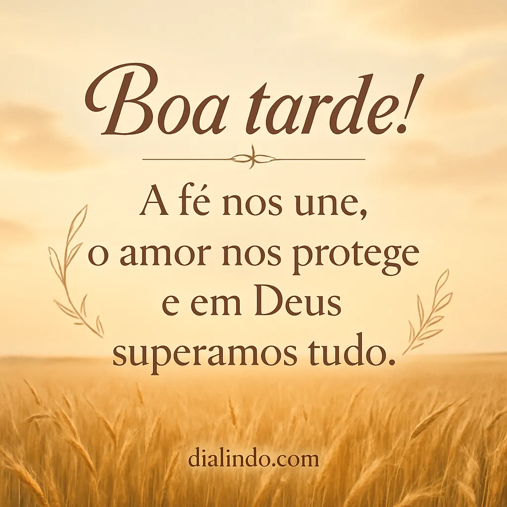 Unidos, amados, superamos em Deus.