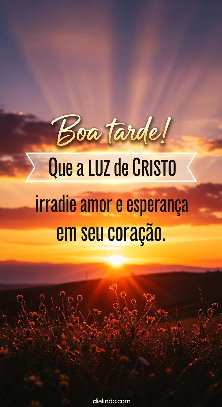 Luz, Amor e Esperança Cristã