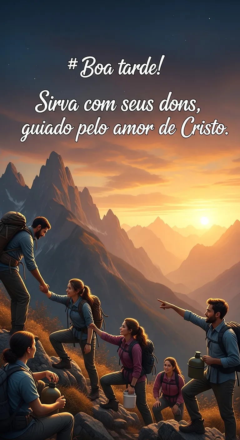 Amar servindo, dom de Cristo.