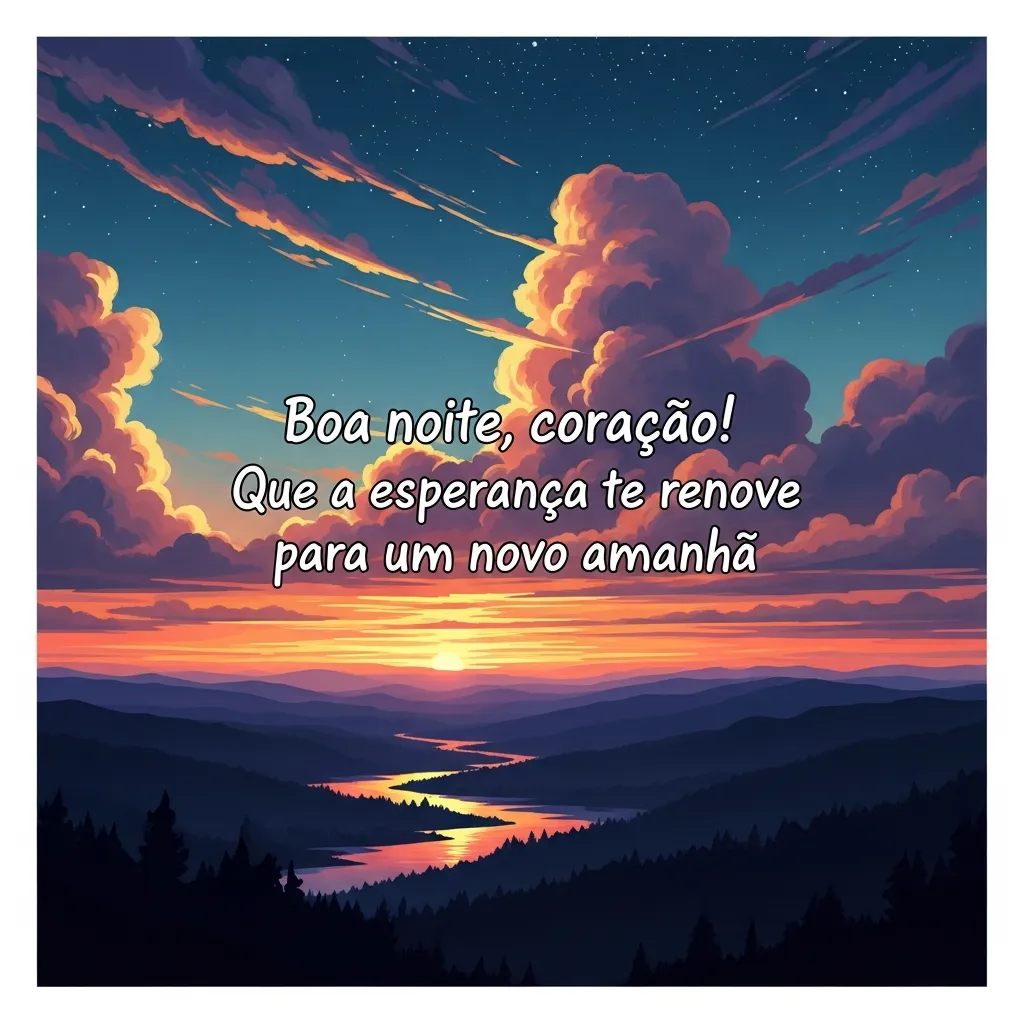 Renovação da esperança noturna.