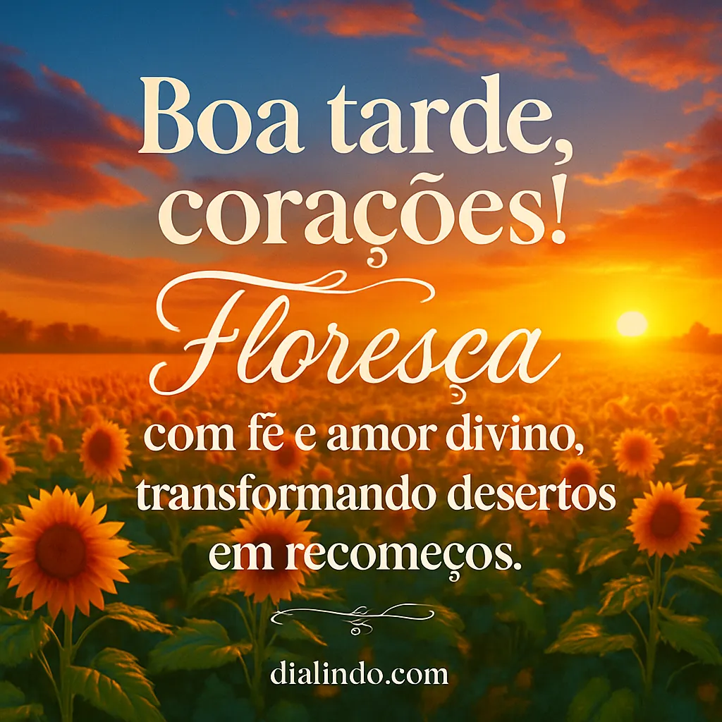 Deserto: Reflorecer com o Divino.