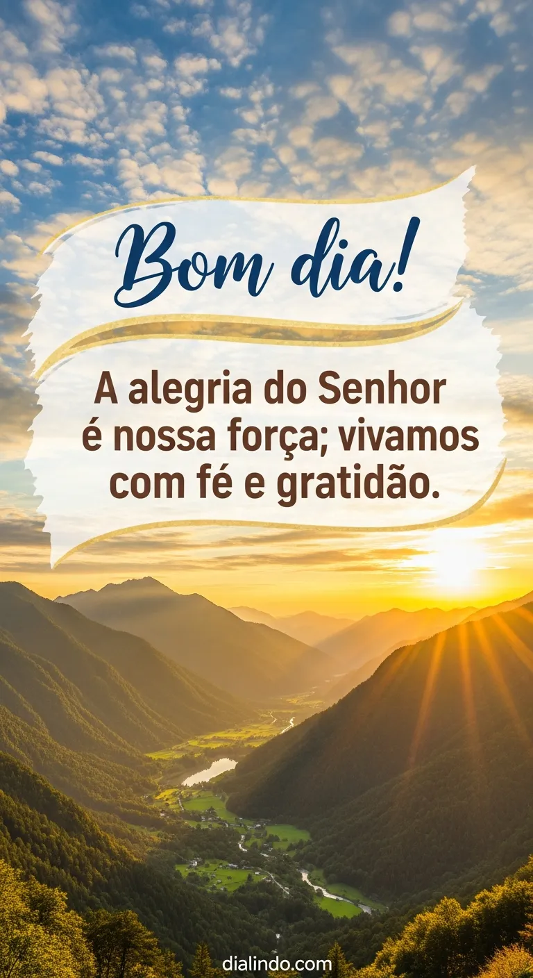 Alegria em Fé Agradecida