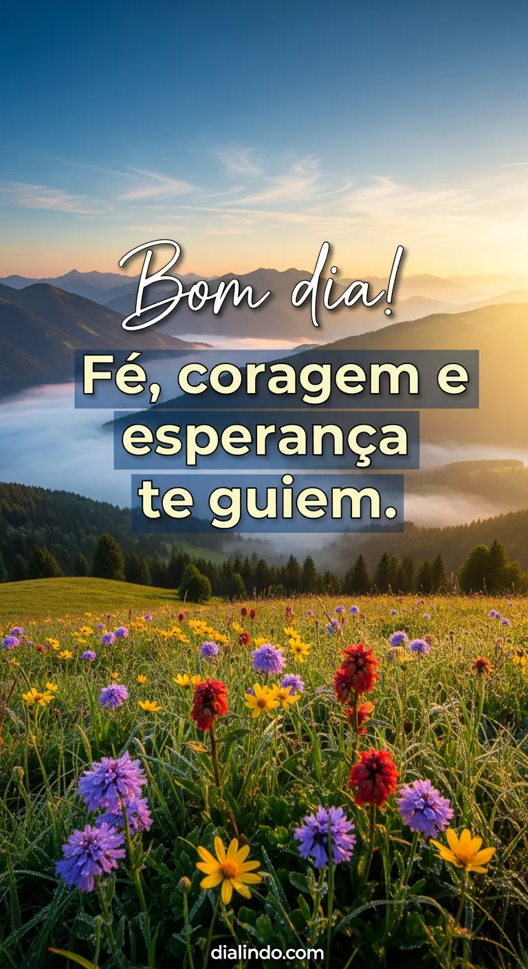 Trilho da Manhã: Fé-Coragem-Esperança