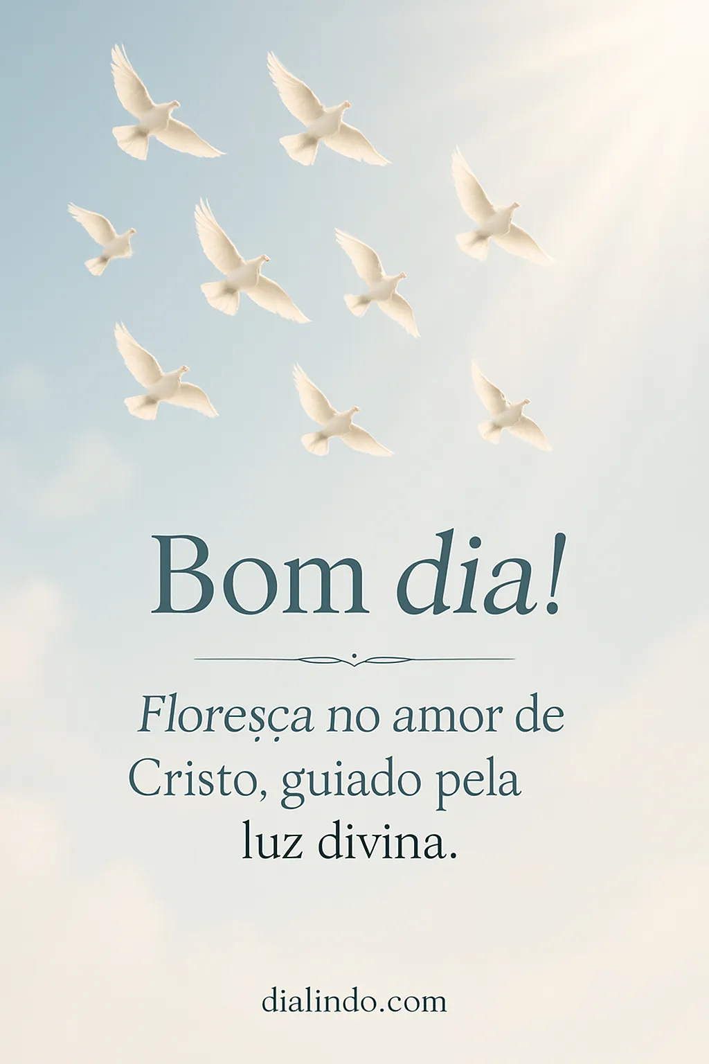 Floresça em Cristo, Ilumine Amor.