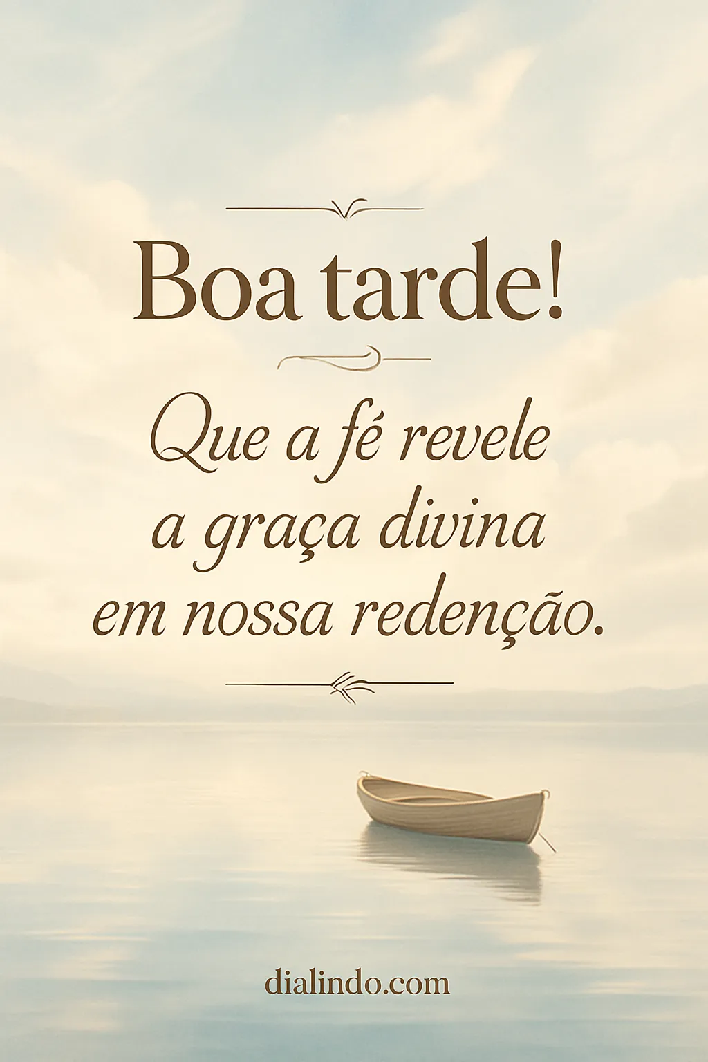 Fé: Graça na Redenção.