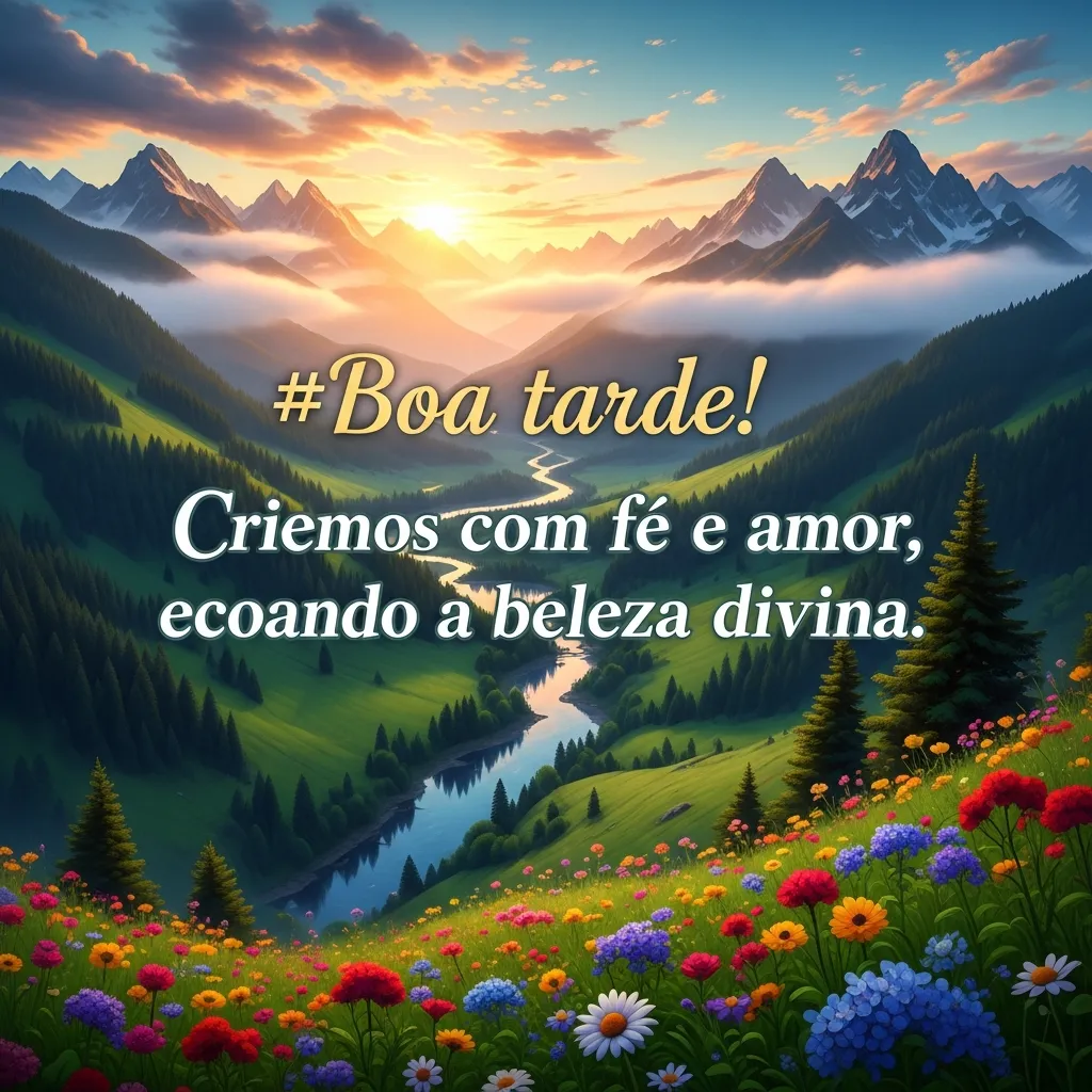 Beleza Divina Ecoa na Criação