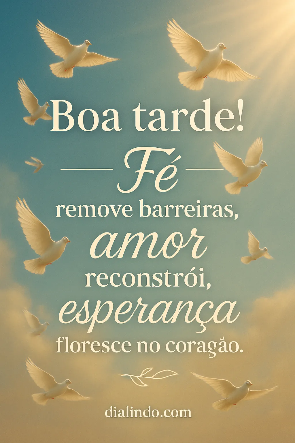 Jardim Interior: Fé, Amor, Esperança