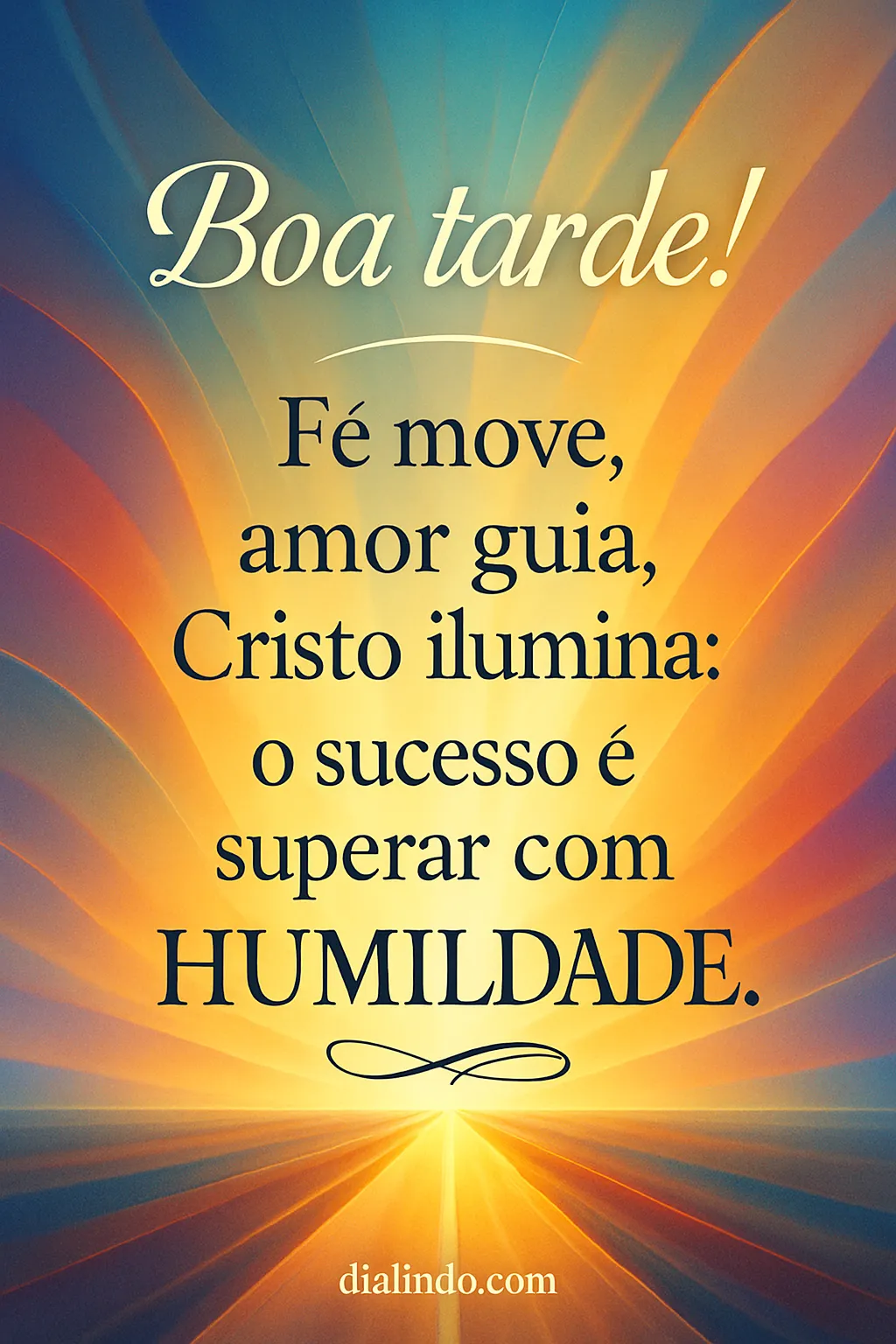 Humildade Iluminada no Sucesso.