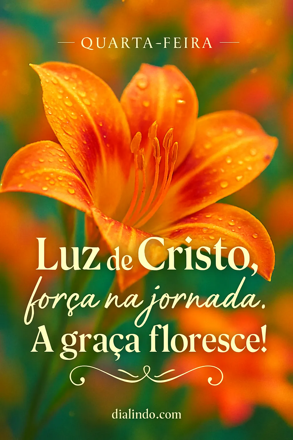 Florescer: Luz na Jornada - Mensagem inspiradora