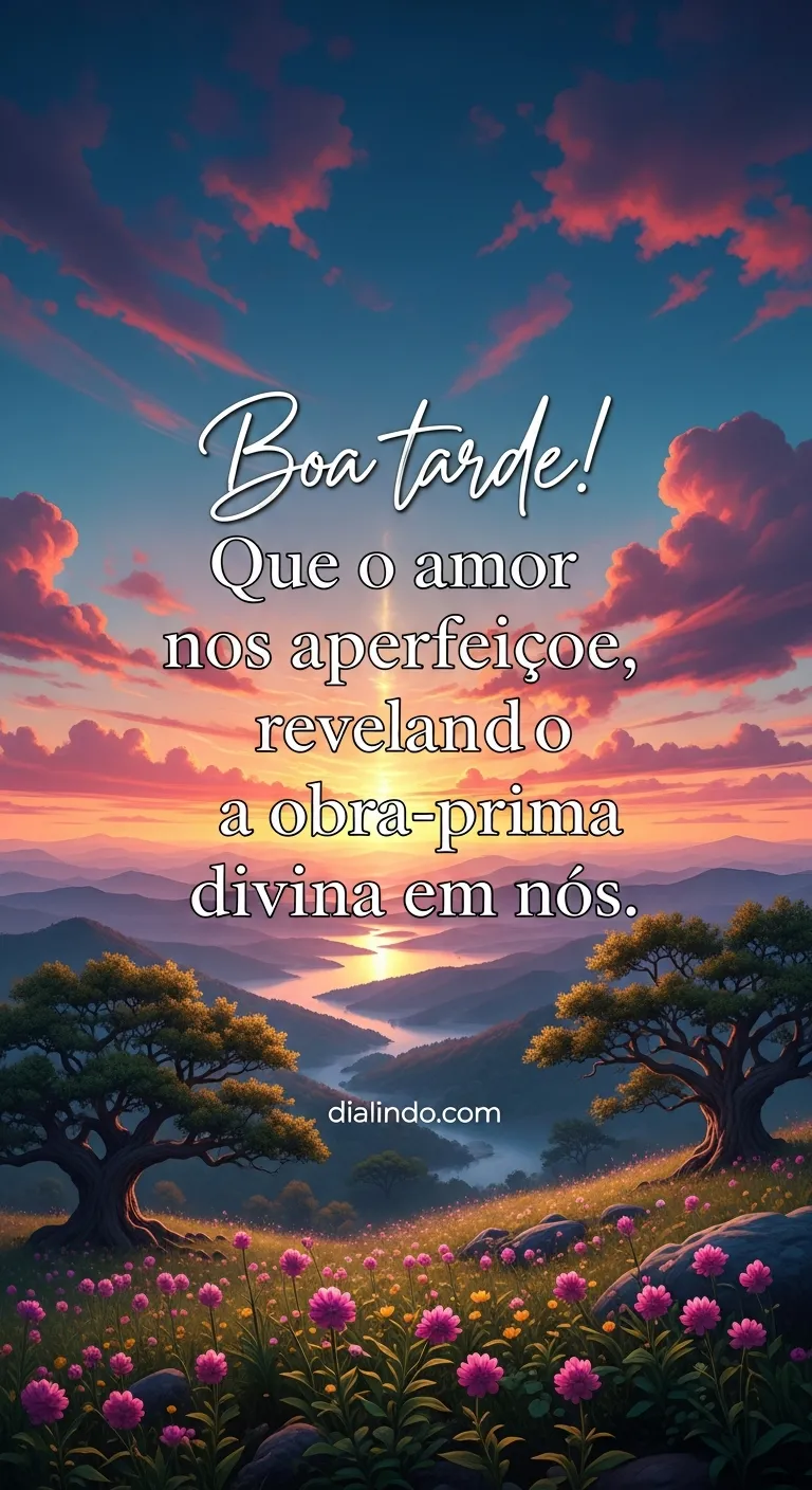 Amor: Escultura Divina Constante. - Mensagem inspiradora