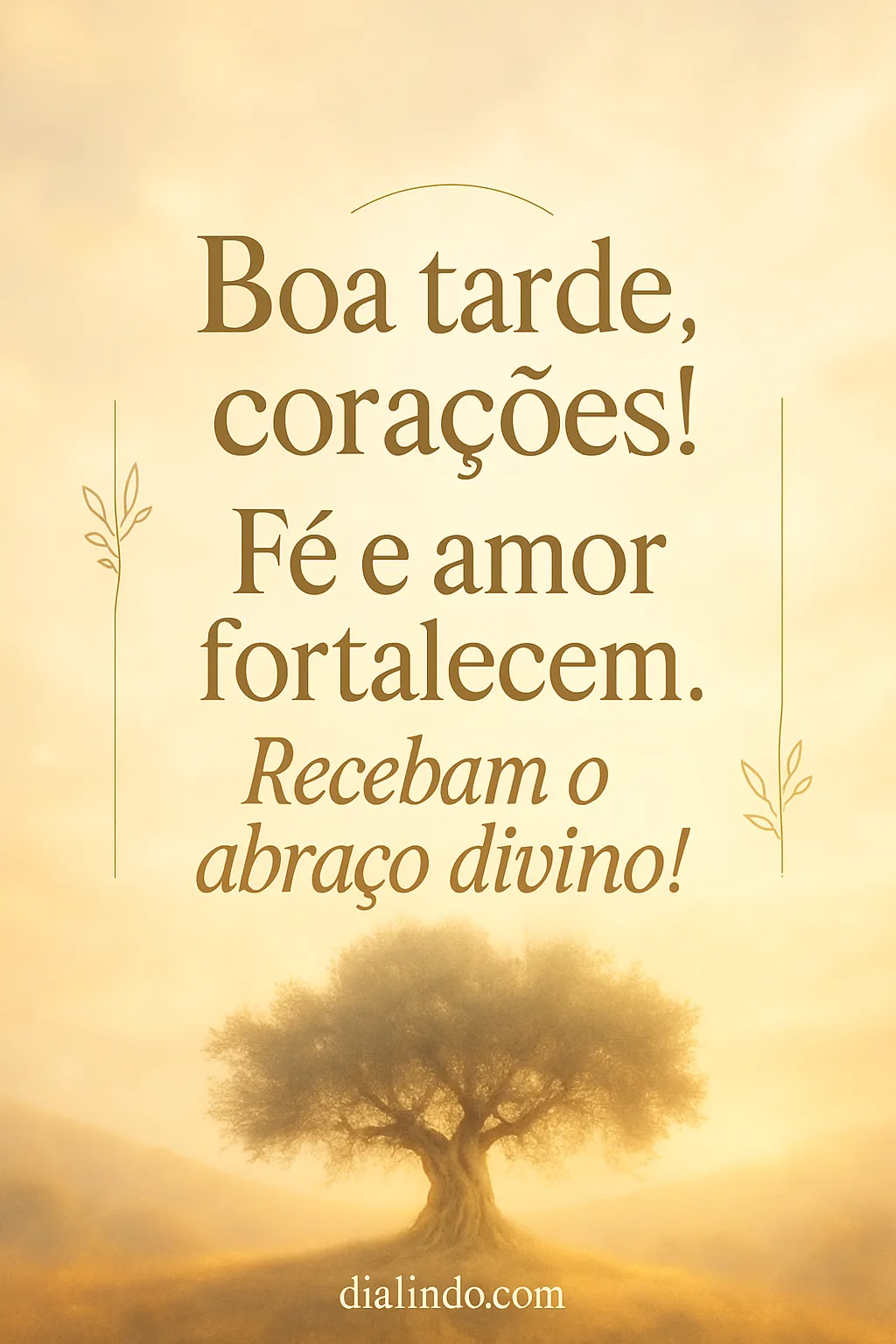 Abraço Divino: Fé e Amor