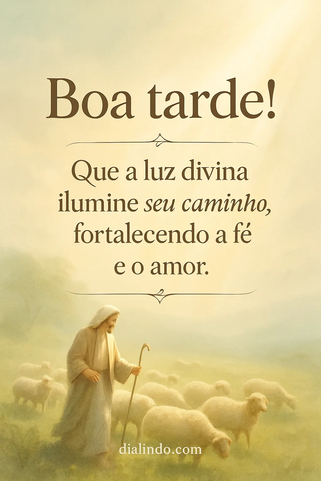 Luz Divina: Fé e Amor